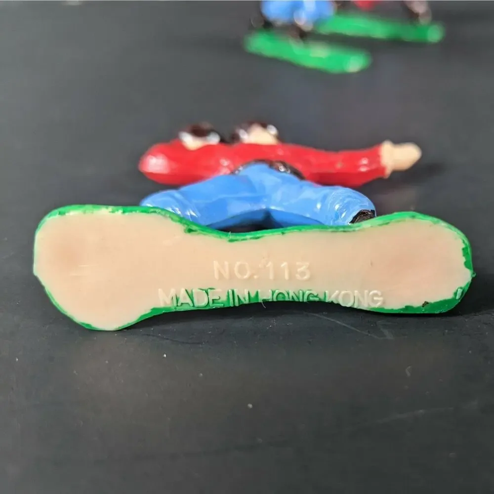 Cake Toppers for Football Players Birthday Cake Plastic Red Vs Blue 6